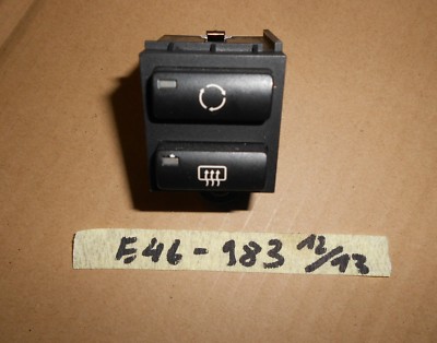BMW E46 Schalter Heizbare Heckscheibe Umluft (Bedienteil Heizung) 8373983