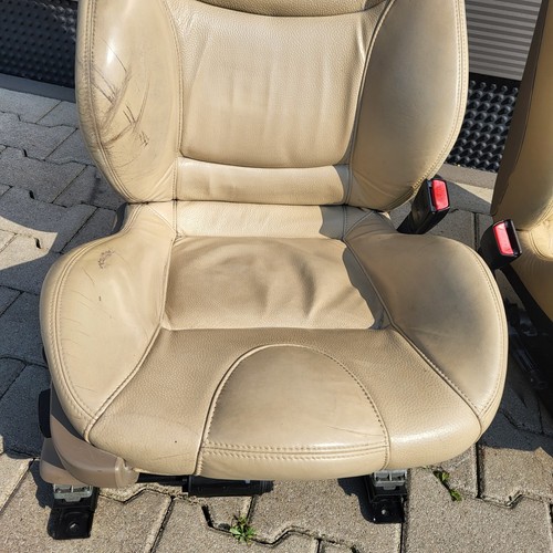 BMW Z3 Roadster Fahrer +  Beifahrer Sport Sitz Leder beige Sitzheizung ABHOLUNG