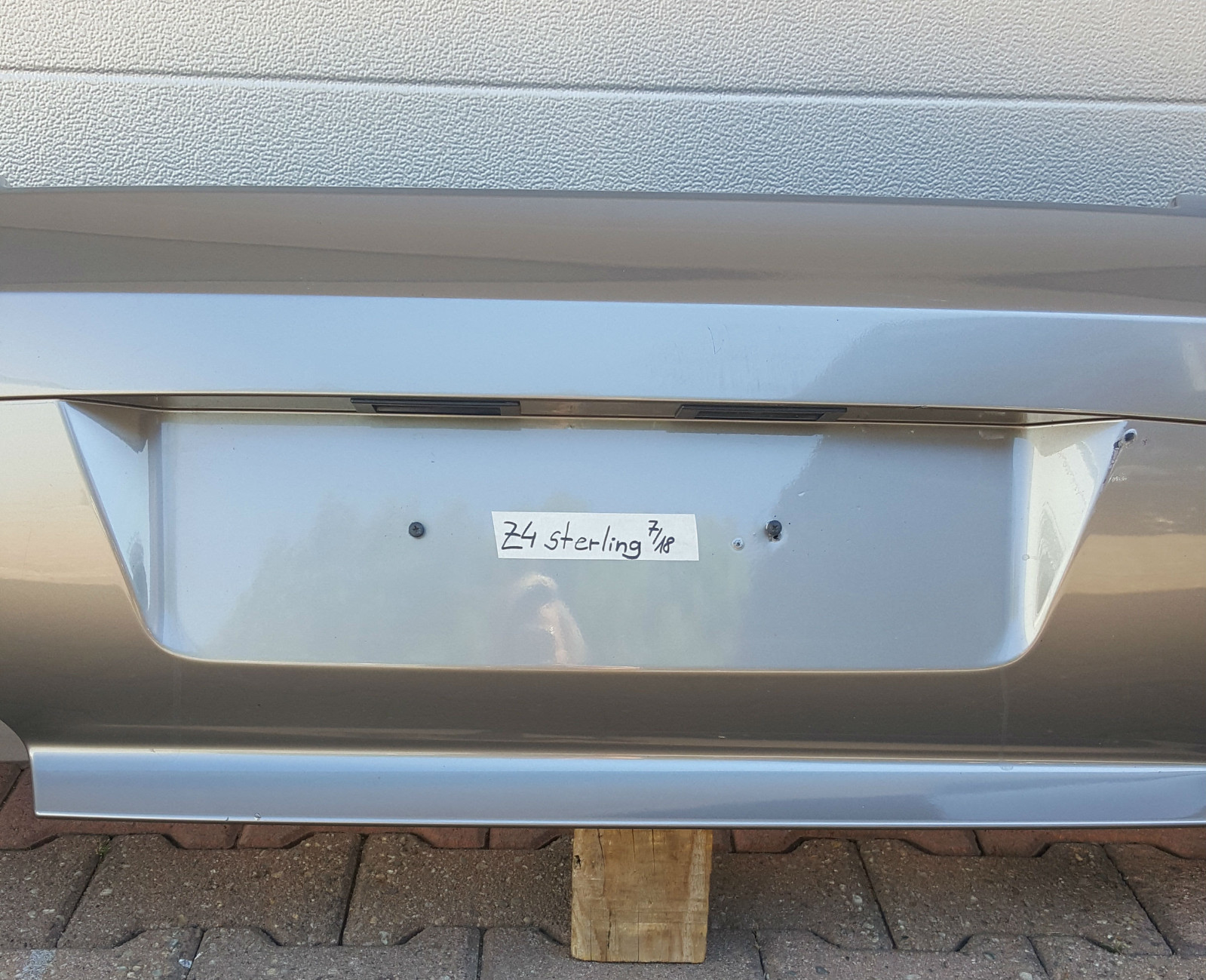 BMW Z4 E85 Verkleidung Heckschürze Stoßstange HINTEN sterling grau 472 ABHOLUNG