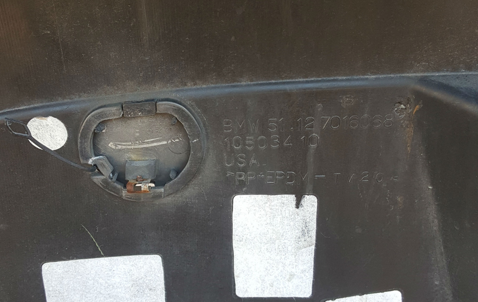 BMW Z4 E85 Verkleidung Heckschürze Stoßstange HINTEN sterling grau 472 ABHOLUNG