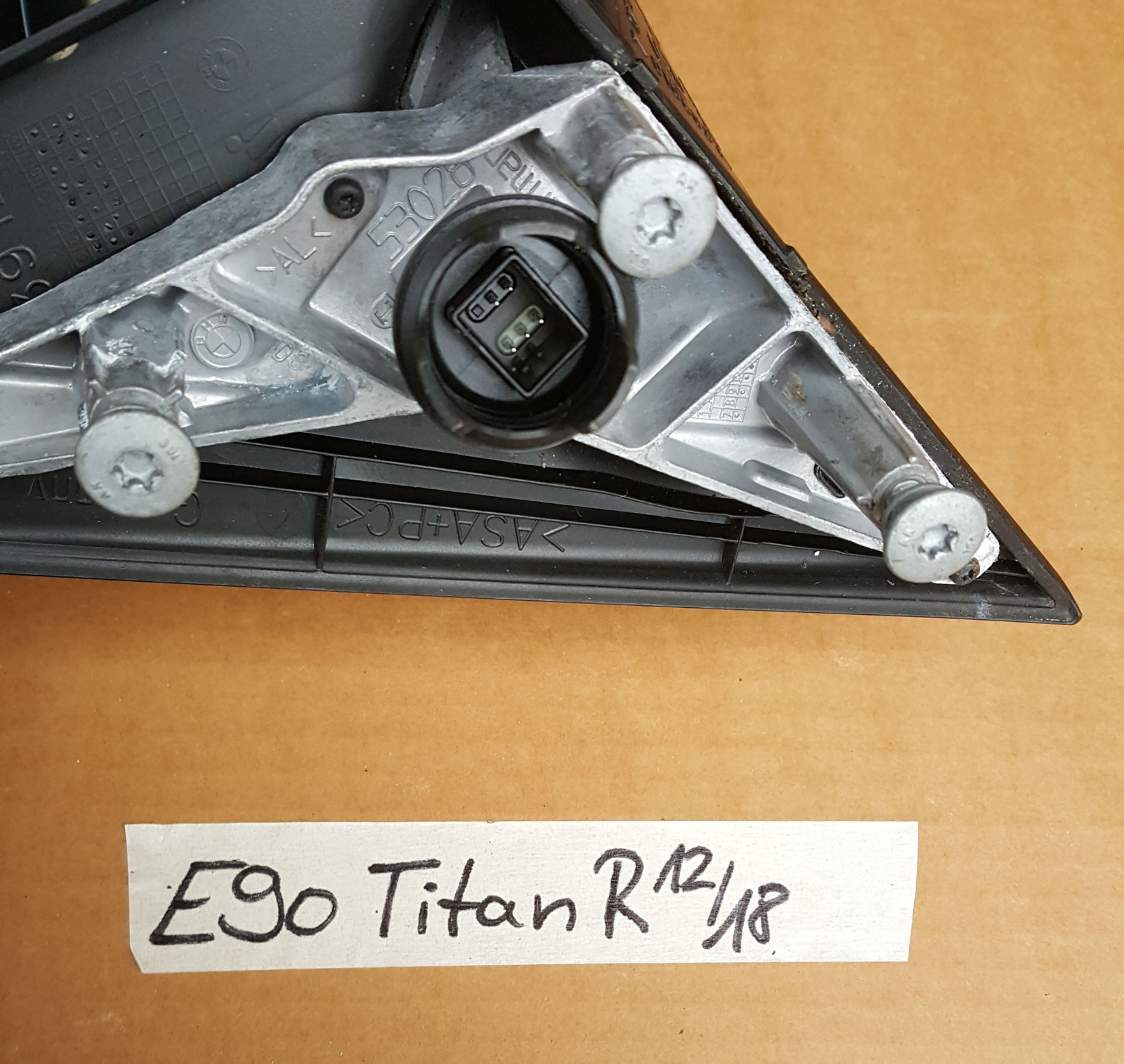 BMW E90 E91 Aussenspiegel Seiten Spiegel Titan silber metallic 354 RECHTS