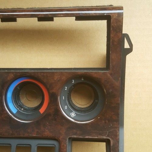 BMW Z3 Mittelkonsole Klima Blende Holz Optik 8410710 + Digital Uhr Vorrichtung 