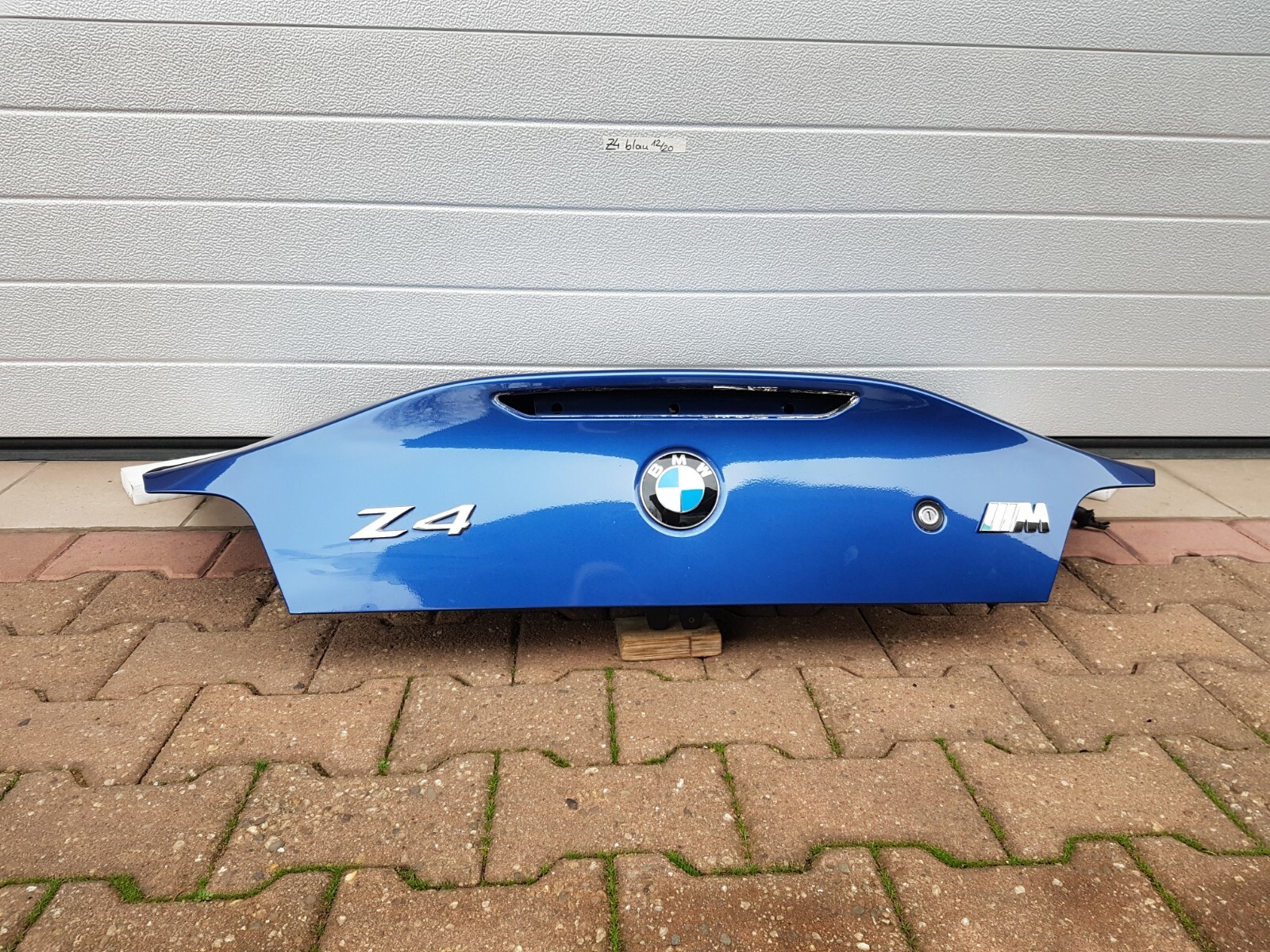 BMW Z4 E85 Heckklappe Kofferraum Klappe Heckdeckel Montego blau  ABHOLUNG