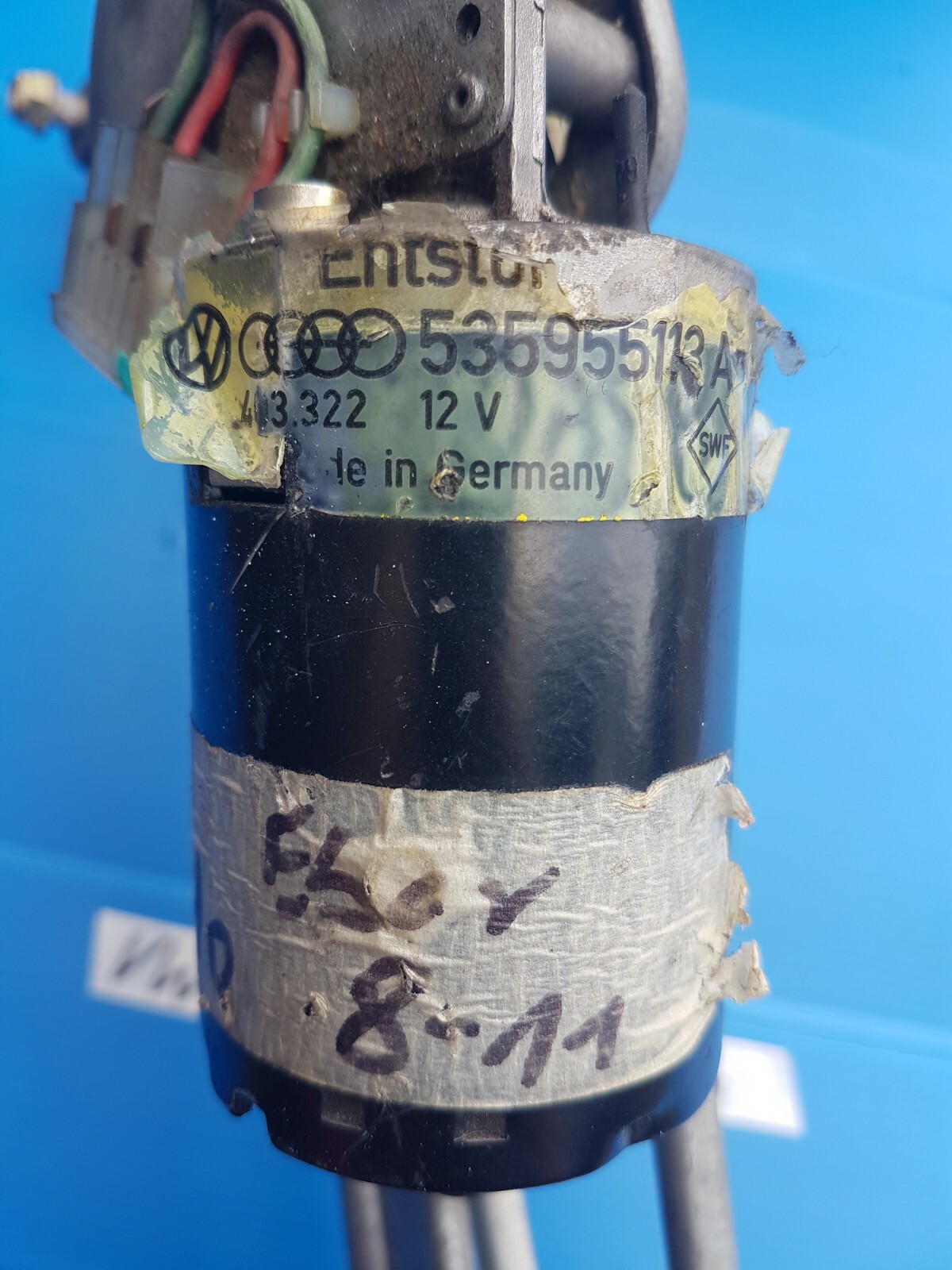 VW Corrado Scheibenwischer Motor + Gestänge VORNE 535955113 A