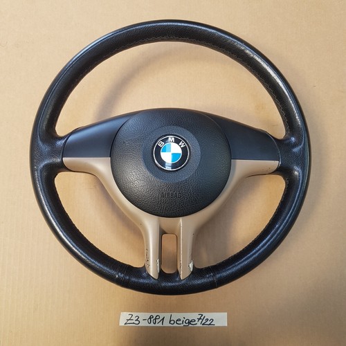 BMW Z3 Roadster Facelift E46 E39 Sportlenkrad Leder Lenker Sport Lenkrad beige
