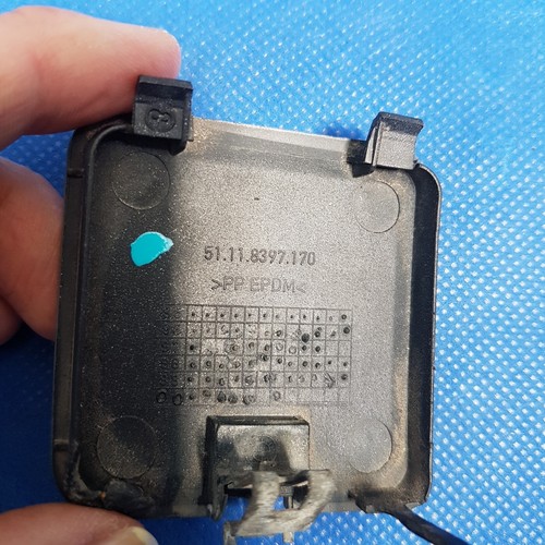 BMW Z3 Facelift Roadster Klappe für Heckschürze Blende Stoßstange hinten Silber 