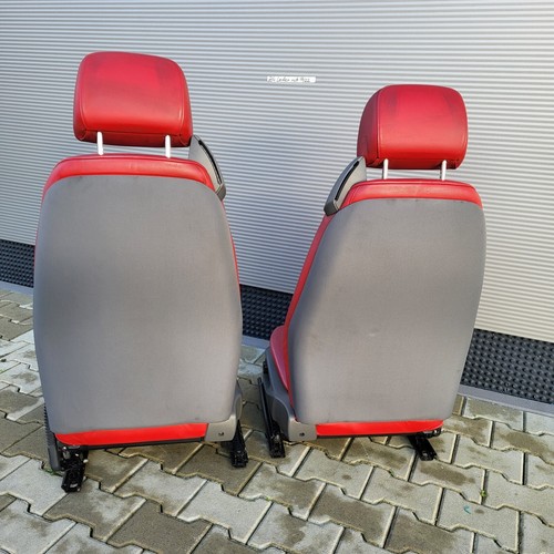 BMW Z4 E85 Fahrer Beifahrer Leder Sitz rot Memory + Türverkleidung ABHOLUNG