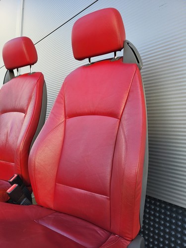 BMW Z4 E85 Fahrer Beifahrer Leder Sitz rot Memory + Türverkleidung ABHOLUNG