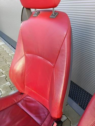 BMW Z4 E85 Fahrer Beifahrer Leder Sitz rot Memory + Türverkleidung ABHOLUNG