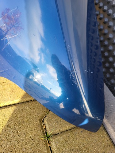 BMW Z3 Roadster Kotflügel Seitenwand HINTEN LINKS Topas blau Kratzer ABHOLUNG