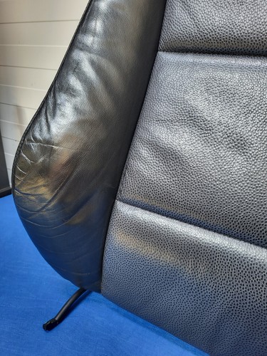 BMW Z3 Roadster Bei Fahrer Sitz Oberteil Lehne Leder schwarz Rückenlehne Heizung