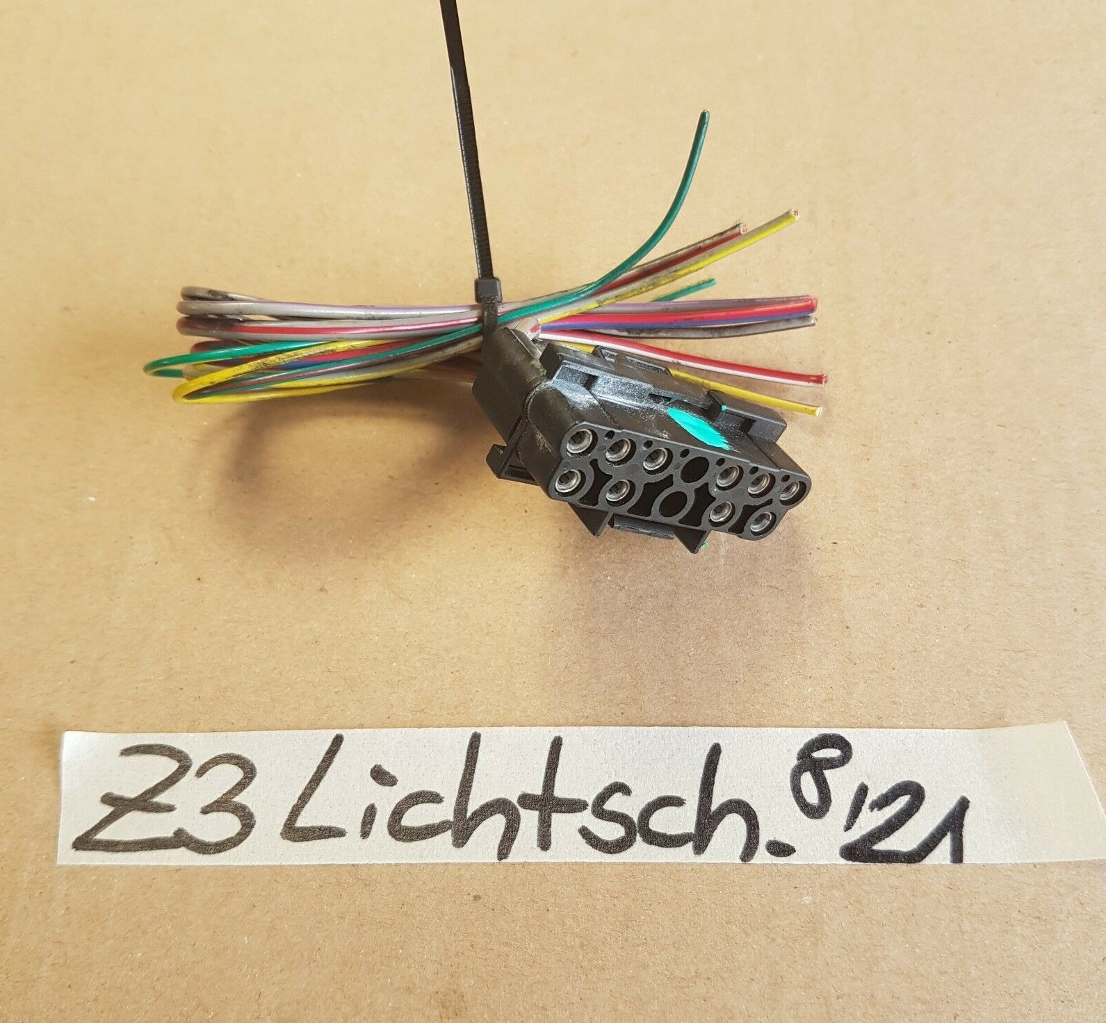 BMW Z3 Roadster Stecker für Licht Schalter mit Kabel Stück abgeschnitten 