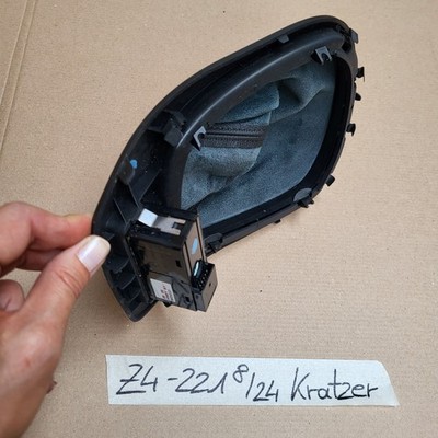 BMW Z4 E85 E86 Schaltsack Leder Manschette Blende Schaltkulisse 7026221 schwarz