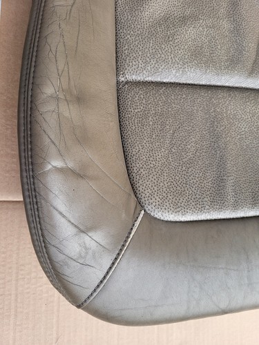 Sitzkissen BMW Z3 Beifahrer Sitz Unterteil Leder beige Bezug + Polster RECHTS