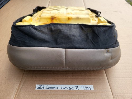 Sitzkissen BMW Z3 Beifahrer Sitz Unterteil Leder beige Bezug + Polster RECHTS