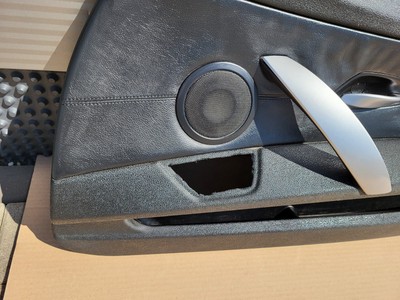 Türverkleidung BMW Z4 E85 Tür Verkleidung Türtafel Leder Oregon  schwarz RECHTS