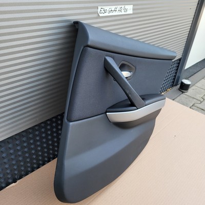 BMW E90 Türtafel / Tür Verkleidung HINTEN RECHTS Stoff Fluid Anthrazit