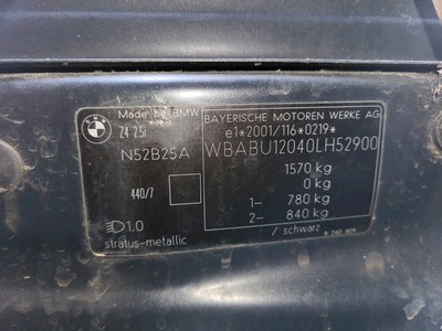 BMW Z4 E85 Seiten Außen Spiegel LINKS 5 Kabel Stratus Grau Metallic Code 440 