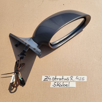 BMW Z4 E85 Seiten Außen Spiegel RECHTS 5 Kabel Stratus Grau Metallic Code 440 