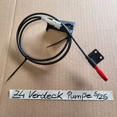 BMW Z4 E85 Not Entriegelung für Verdeck Hydraulik Pumpe Seilzug