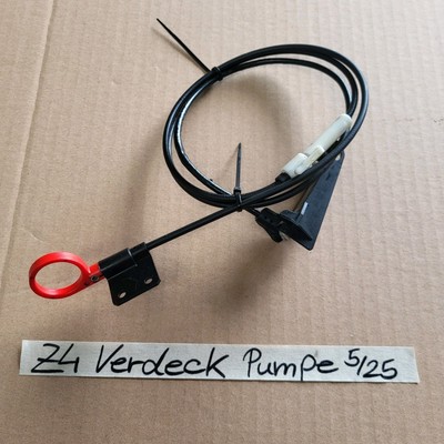 BMW Z4 E85 Not Entriegelung für Verdeck Hydraulik Pumpe Seilzug