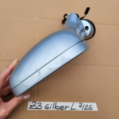 BMW Z3 Roadster Seiten Außen Spiegel Glas + Motor LINKS Arktis Silber Metallic 