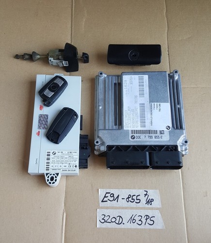 BMW E90 E91 E92 Motorsteuergerät 320 Diesel 163 PS 7799855 CAS Modul 6981416