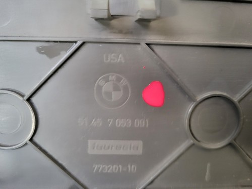 BMW Z4 E85  Blende Mittelkonsole unten Armaturenbrett Verkleidung 7053091 Grau