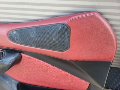 BMW Z3 Roadster  Tür Verkleidung Voll Leder Rot Schwarz R+L + Türgriff ABHOLUNG 