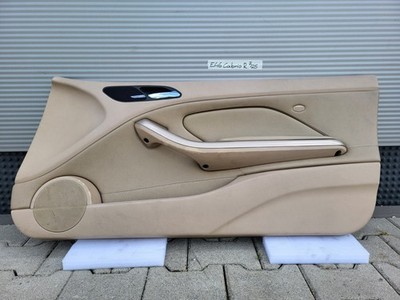 BMW E46 Cabrio Coupe Türverkleidung Leder Beige RECHT Harman Kardon Griff Blende