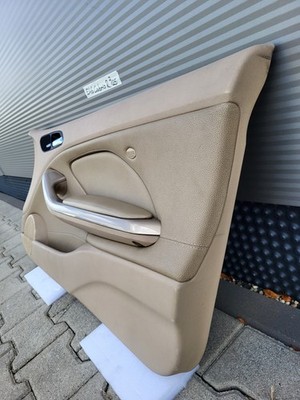 BMW E46 Cabrio Coupe Türverkleidung Leder Beige RECHT Harman Kardon Griff Blende