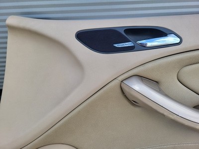 BMW E46 Cabrio Coupe Türverkleidung Leder Beige RECHT Harman Kardon Griff Blende