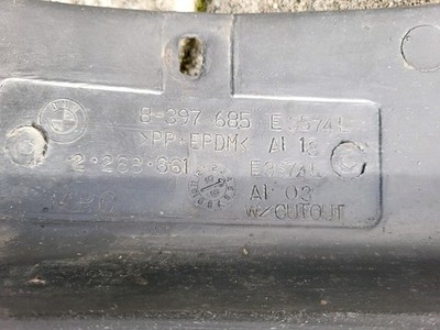 BMW Z3 Radschale Abdeckung Radhaus Innen Kotflügel VORNE LINKS 8397685 geklebt 