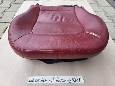 BMW Z3 Roadster Fahrer Sitz Unterteil Leder rot Bezug + Polster + Sitzheizung 