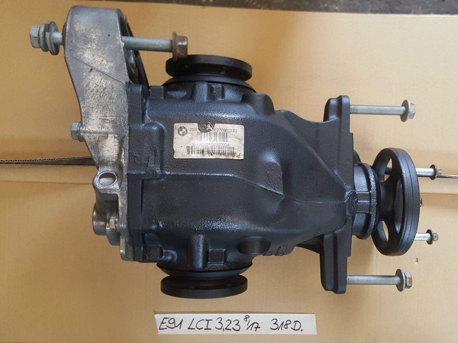 BMW E90 E91 E87 Differential Getriebe 3,23 Hinterachsgetriebe 7591020 ABHOLUNG