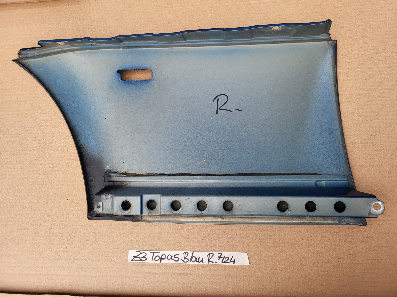 BMW Z3 Roadster Coupe Kotflügel Seitenwand  VORNE RECHTS Topas blau metallic