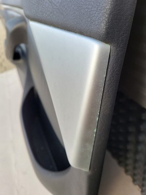 BMW Z3 Roadster Tür Verkleidung Leder Schwarz LINKS + Griff + Alu Blende Leiste