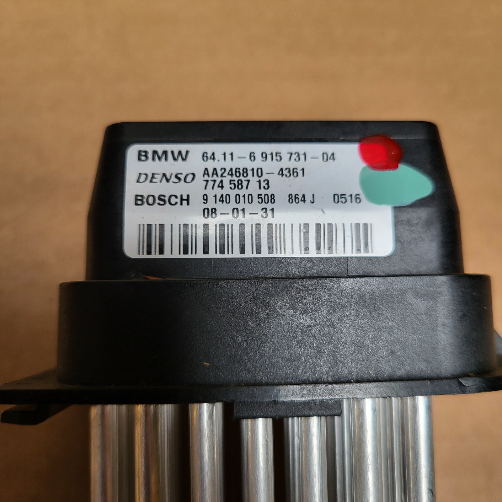 BMW Z4 E85 E86  Gebläse Widerstand für Heizung Igel 6915731