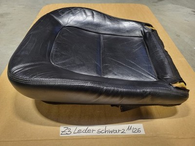 BMW Z3 Roadster Fahrer Sitz Kissen Polster + Bezug Leder schwarz OHNE Heizung