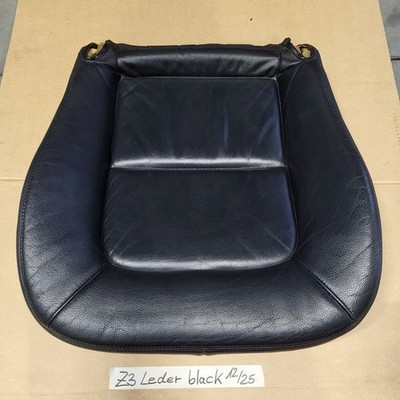 BMW Z3 Roadster Fahrer Sitz Kissen +  Polster + Bezug Leder schwarz LINKS
