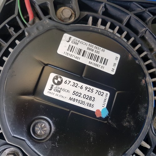BMW Z4 E85 E86  Motor Kühler Lüfter  Gebläse Elektro Zusatzlüfter  6925702