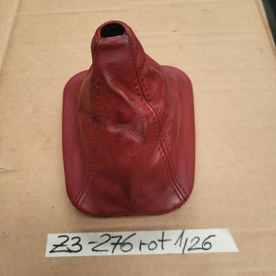 BMW Z3 Roadster + Coupe Schaltsack Leder Abdeckung für Schalthebel 1222276 Rot