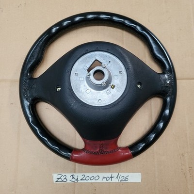 BMW Z3 M Lenkrad Leder Lenker M Sportlenkrad 2228230 rot  Fahrer-Airbag-Modul
