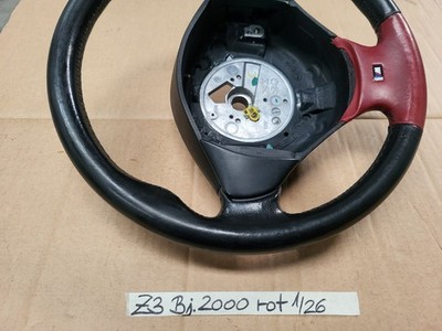 BMW Z3 M Lenkrad Leder Lenker M Sportlenkrad 2228230 rot  Fahrer-Airbag-Modul