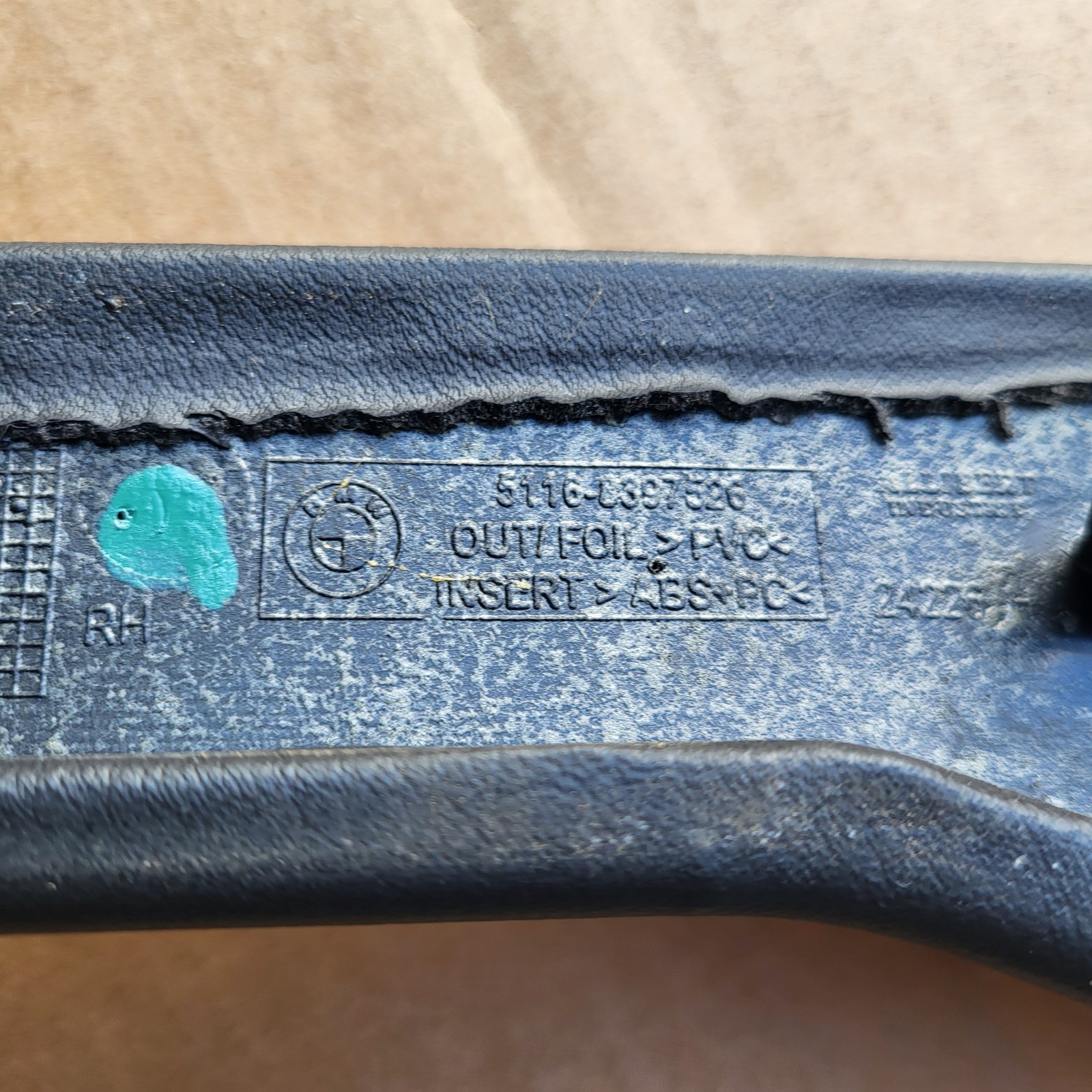 BMW Z3 Bumerang Verkleidung Mittelkonsole Blende RECHTS Schwarz 8397526