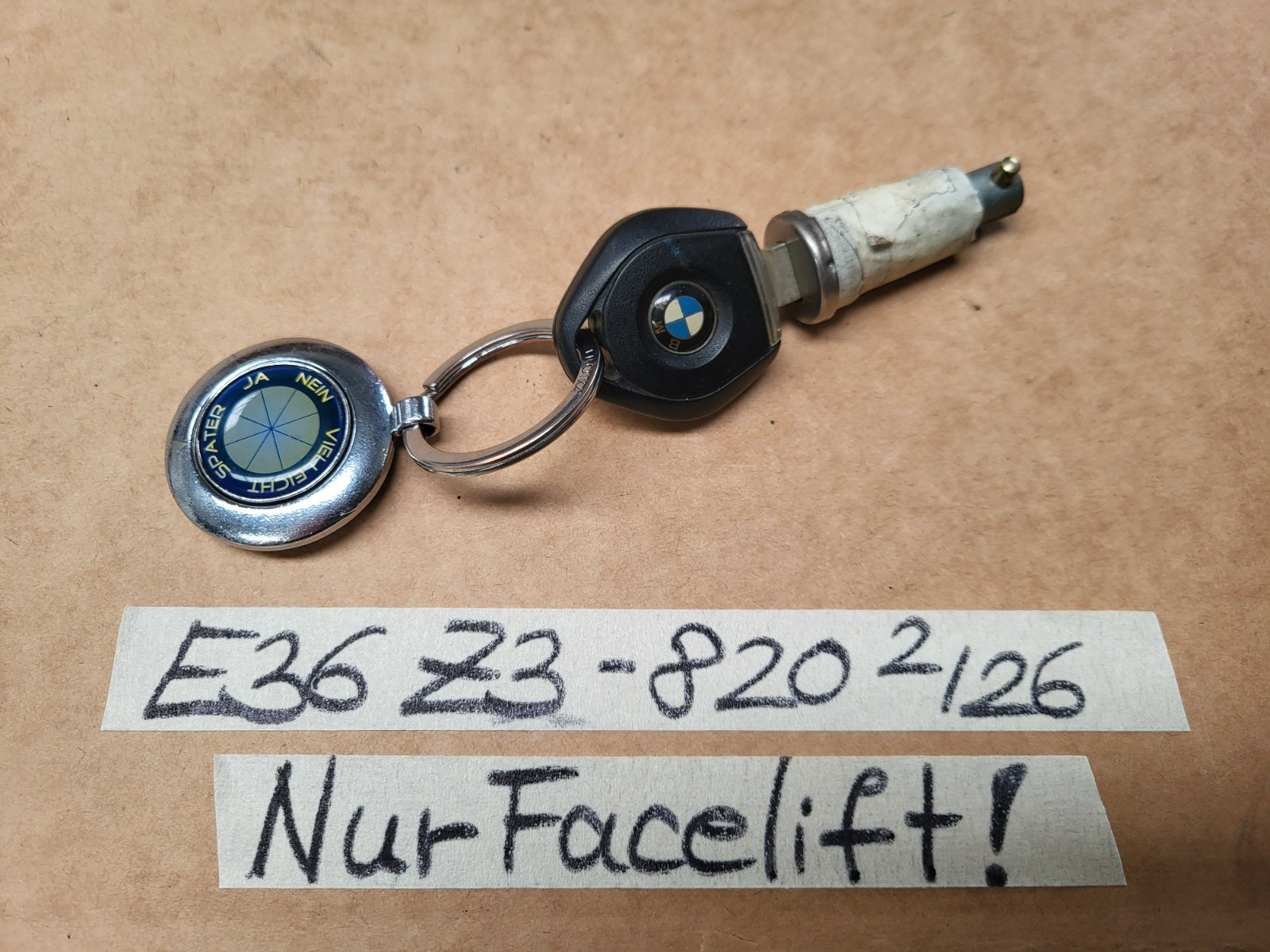 BMW Z3 Roadster Zündschloss Schließzylinder 1095820  Tür Schloss +  Schlüssel