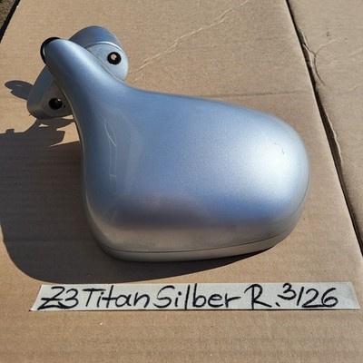 BMW Z3 Roadster Seiten Außen Spiegel Glas + Motor RECHTS Titan Silber Metallic 