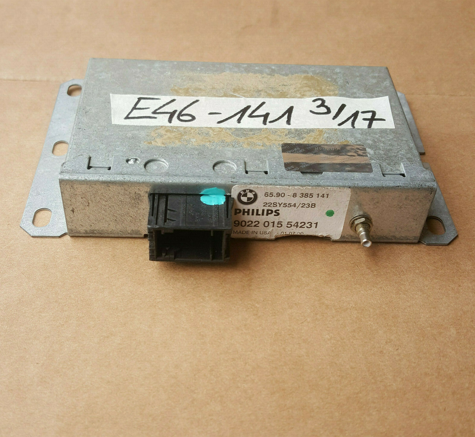 BMW E46 / E38 / E39 / X5 GPS Empfängermodul / Modul GPS Antenne 8385141