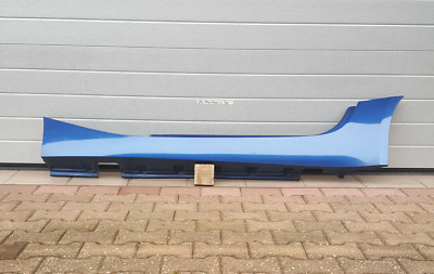 BMW Z4 E85  Seiten Schweller Leiste Verkleidung LINKS Montego blau A51
