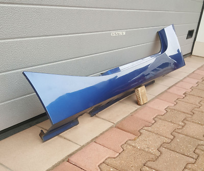 BMW Z4 E85  Seiten Schweller Leiste Verkleidung LINKS Montego blau A51